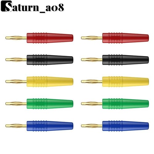 10pcs 2mm placcato oro banana - 10pcs,