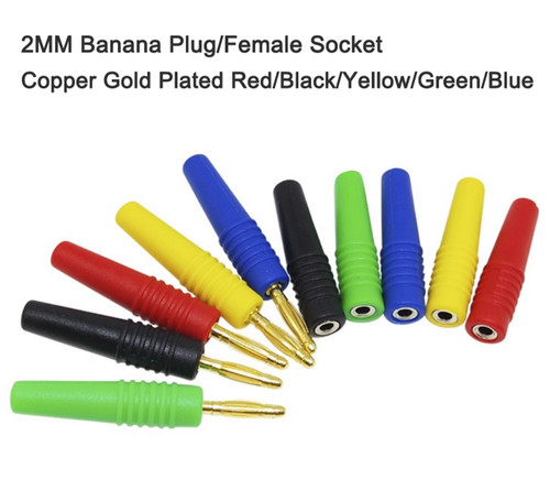Spina banana presa femmina 2 - a, banana/presa