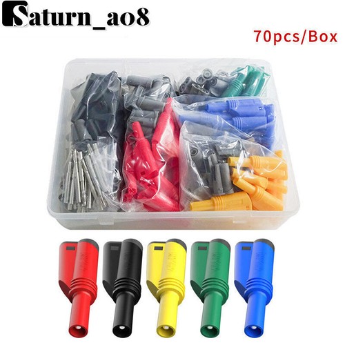 70pcs scatola 4mm spina banana - 70pcs/scatola,