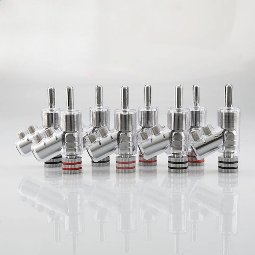 8pcs end rodio oro placcato - 8pcs, rodio/oro