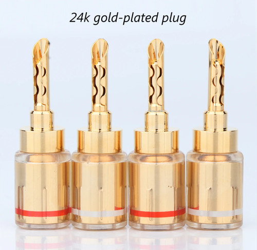 4pcs hifi audio 24k placcato - hifi,